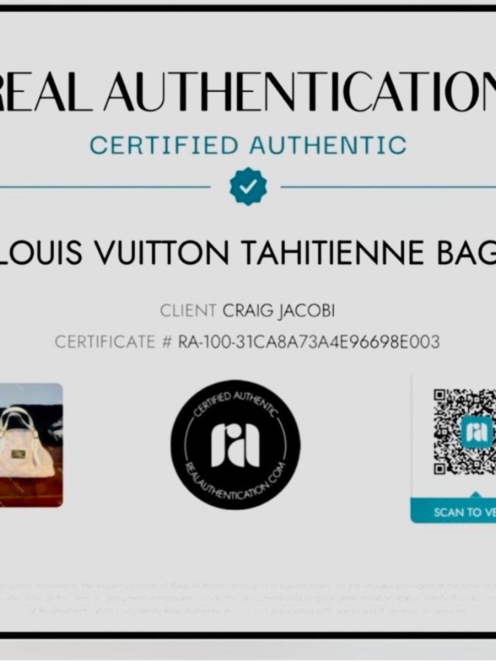 Louis Vuitton Pink Canvas Tahitienne Cabas Pm bag 💯authenticated - Picture 3 of 13